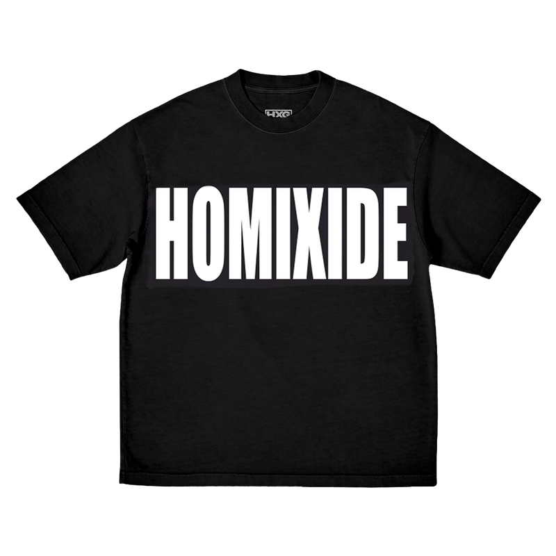 HXG OG Logo Black T-Shirt - Homixide Gang Official Store