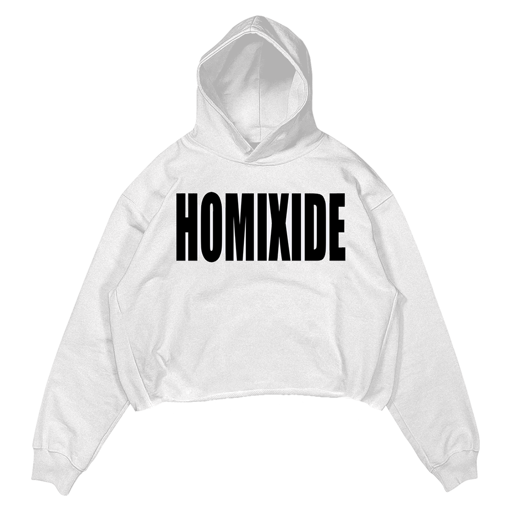 HXG OG Logo White Hoodie - Homixide Gang Official Store